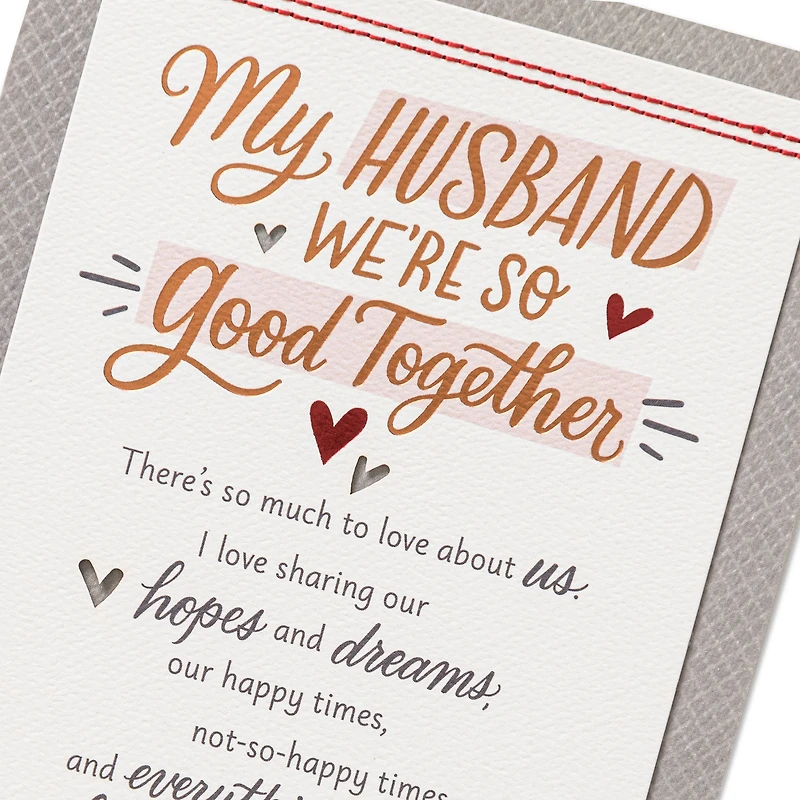 We're So Good Together Valentine's Day Card for Husband for only USD 8.99 | Hallmark