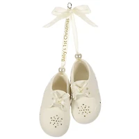 Baby’s First Christmas Booties Porcelain Personalized Ornament, Custom Text for only USD 34.99 | Hallmark