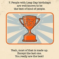 Fun Facts Funny Leap Day Birthday Card for only USD 4.99 | Hallmark