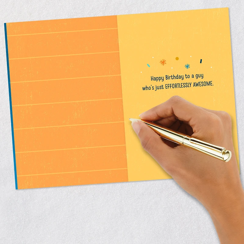 Effortlessly Awesome Birthday Card for Him for only USD 2.99 | Hallmark