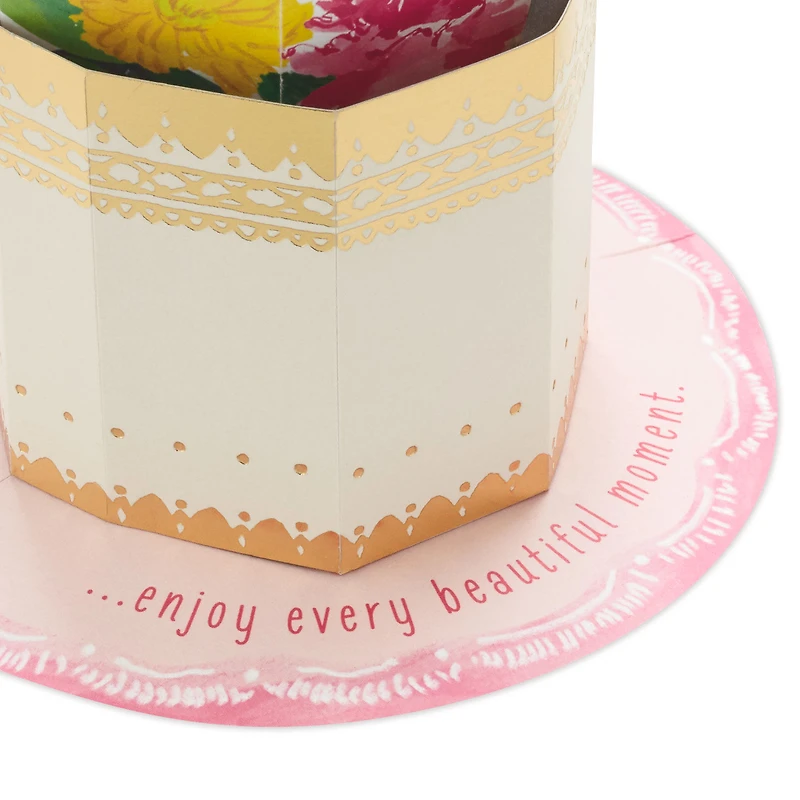 Enjoy Every Beautiful Moment Flower Vase 3D Pop-Up Card for only USD 5.99 | Hallmark