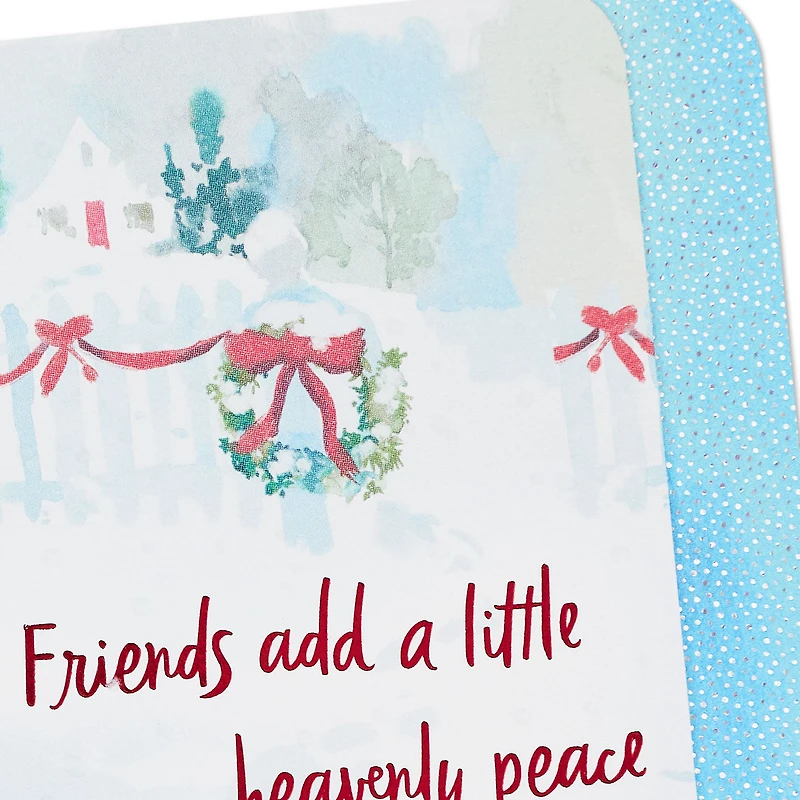 Friends Add a Little Heavenly Peace Christmas Card for only USD 6.99 | Hallmark