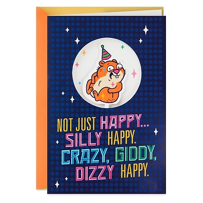 Silly. Crazy, Giddy, Dizzy Happy Hamster Dance Funny Musical Birthday Card With Motion for only USD 10.99 | Hallmark