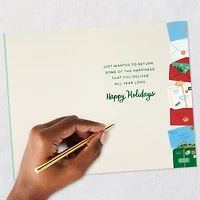 You Deliver Happiness All Year Long Holiday Card for Mail Carrier for only USD 4.99 | Hallmark