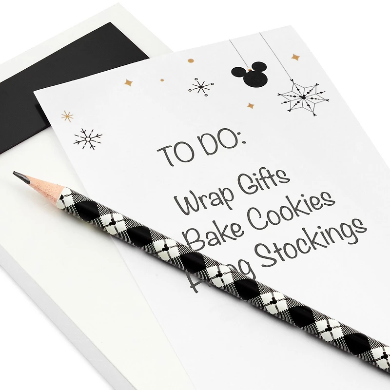 Disney Mickey Mouse Christmas List Pad With Pencil for only USD 9.99 | Hallmark