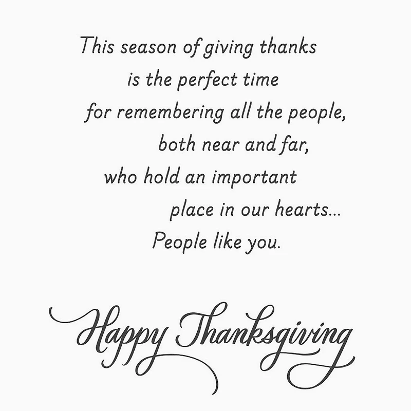 The Important People in Our Hearts Thanksgiving Cards, Pack of 6 for only USD 5.99 | Hallmark