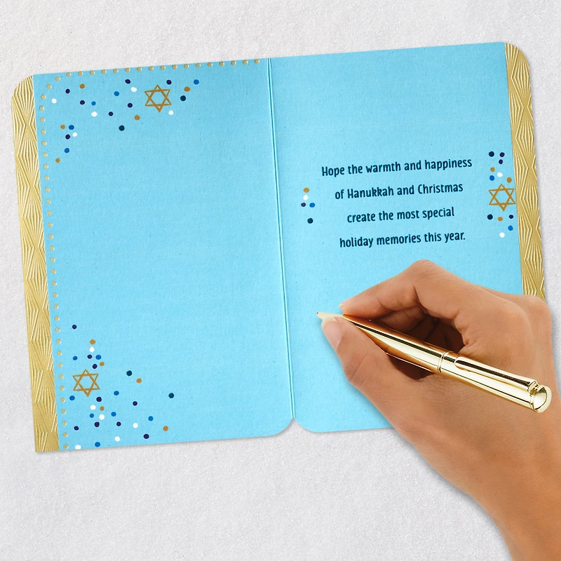 Miracles, Tradition, Family and Love Christmas Hanukkah Card for only USD 4.59 | Hallmark