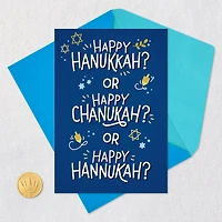 Festive Fun However You Spell It Funny Hanukkah Card for only USD 2.99 | Hallmark