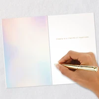 Cheers to a Lifetime of Happiness Wedding Card for only USD 8.59 | Hallmark
