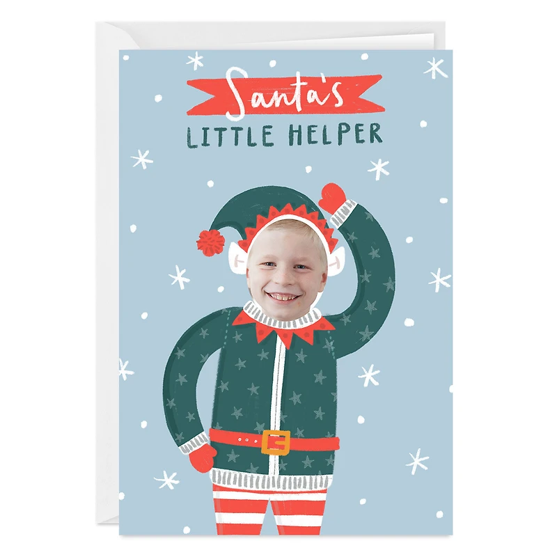 Santa's Little Helper Custom Christmas Card for only USD 4.99 | Hallmark