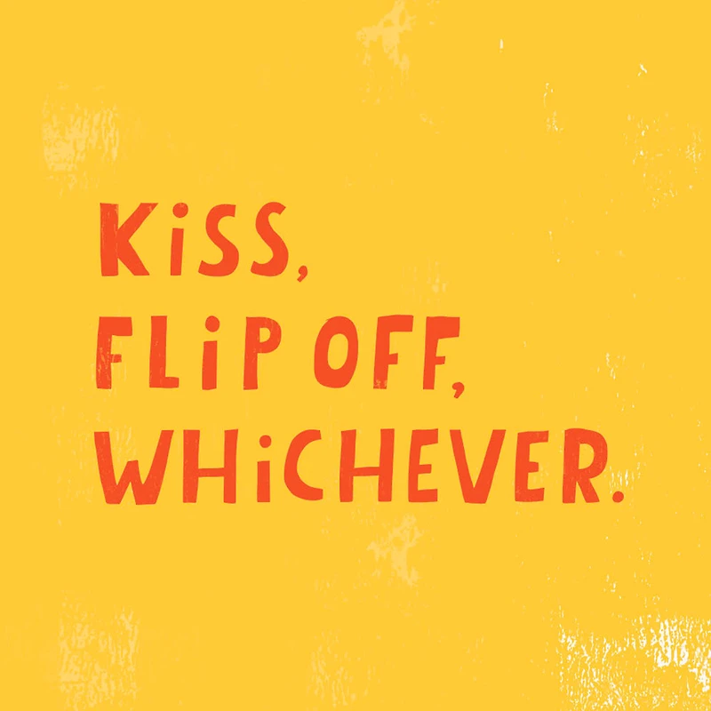 Kiss Goodbye or Flip Off Funny Retirement Card for only USD 4.49 | Hallmark