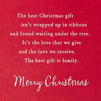 Family Is the Best Gift Christmas Card for Son and Daughter-in-Law for only USD 3.29 | Hallmark