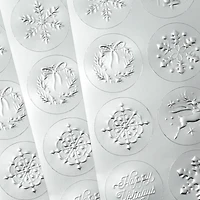 Silver Foil Embossed Holiday Seals, 3 sheets for only USD 3.49 | Hallmark
