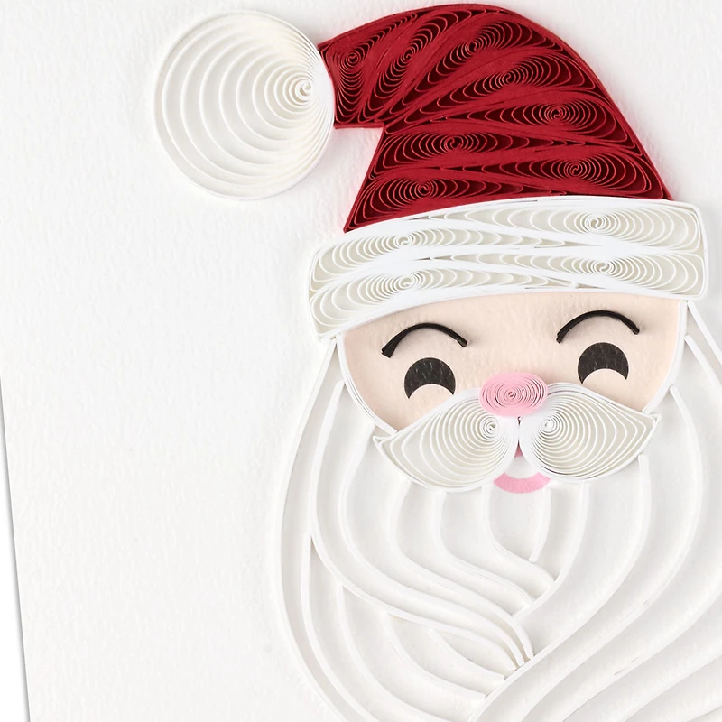 Santa Claus Quilled Paper Handmade Christmas Card for only USD 13.59 | Hallmark