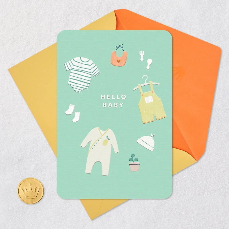 Hello Baby Blank New Baby Card for only USD 3.99 | Hallmark