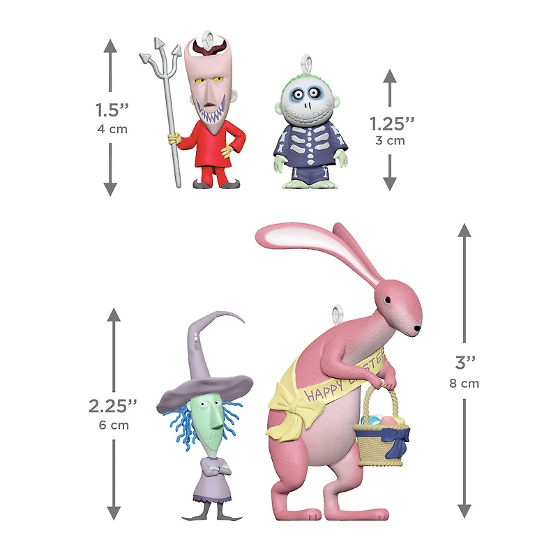 Disney Tim Burton's The Nightmare Before Christmas Citizens of Halloween Town Collection 2 Ornaments, Set of 4 for only USD 72.99 | Hallmark