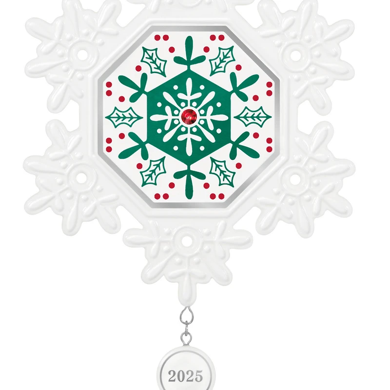 Snowflake 2025 Porcelain Ornament for only USD 24.99 | Hallmark