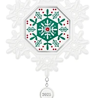 Snowflake 2025 Porcelain Ornament for only USD 24.99 | Hallmark
