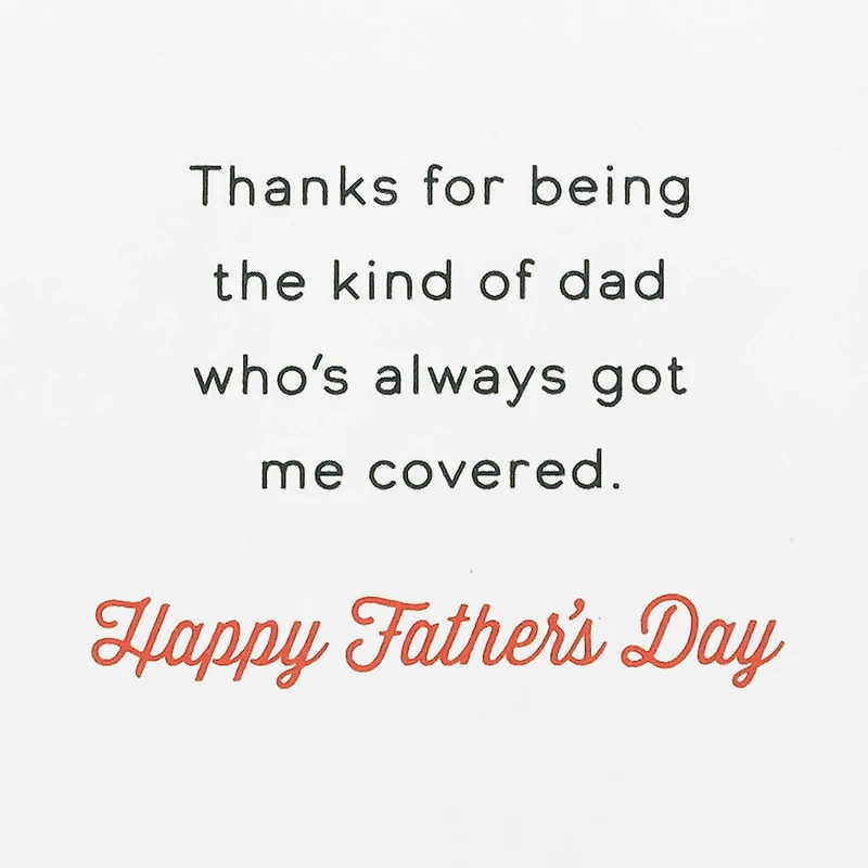 You're a Shelter Wherever I Go Father's Day Card for Dad for only USD 5.59 | Hallmark