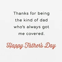 You're a Shelter Wherever I Go Father's Day Card for Dad for only USD 5.59 | Hallmark