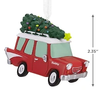 Red Car With Tree Hallmark Ornament for only USD 14.99 | Hallmark