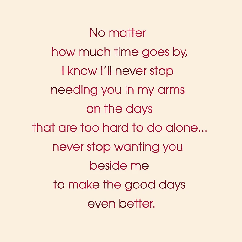 Always Together, Baby Romantic Love Card for only USD 3.99 | Hallmark