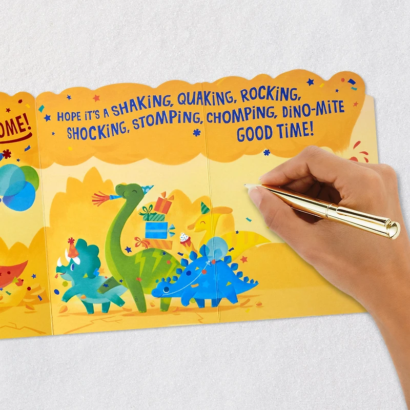 Dino-mite Good Time Birthday Card for Kids for only USD 4.59 | Hallmark