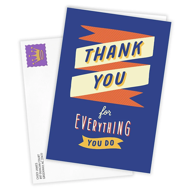 Your Hard Work and Support Is Noticed Custom Thank You Card for only USD 4.99 | Hallmark