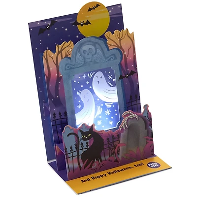 Ghosts in the Graveyard Musical Pop-Up Halloween Card With Light for only USD 11.99 | Hallmark