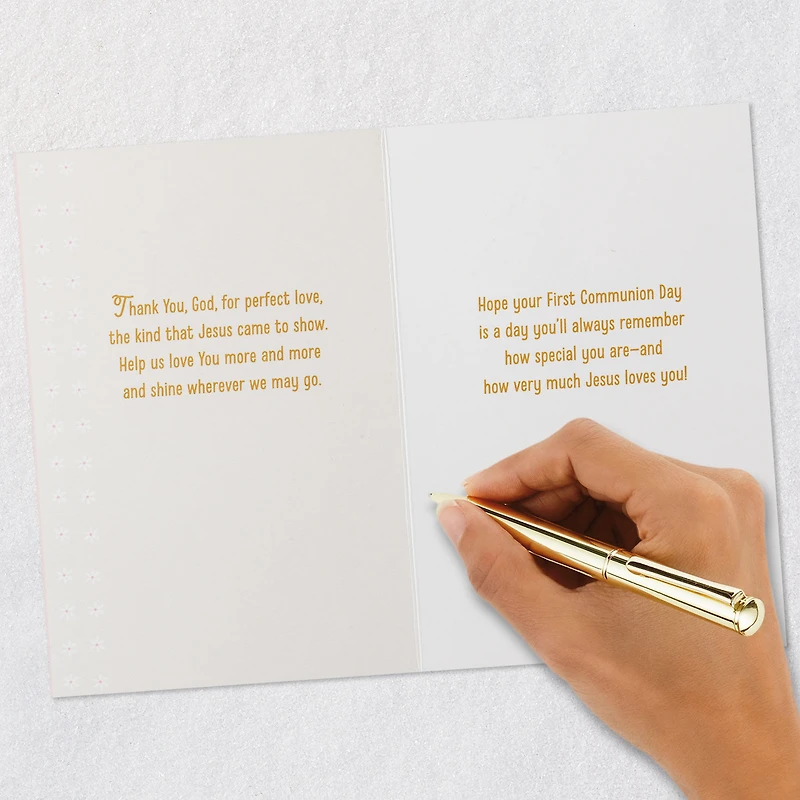 Jesus Loves You First Communion Card for Goddaughter for only USD 2.99 | Hallmark