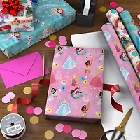 Disney Frozen and Disney Princesses Wrapping Paper Assortment, 60 sq. ft. for only USD 16.99 | Hallmark