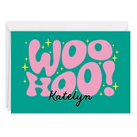 Retro Sparkling Woo Hoo Custom Birthday Card for only USD 4.99 | Hallmark
