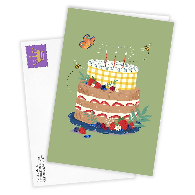 Sweet Spring Cake Custom Birthday Card for only USD 4.99 | Hallmark
