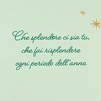 You Brighten the Year Italian-Language Christmas Card for only USD 4.59 | Hallmark