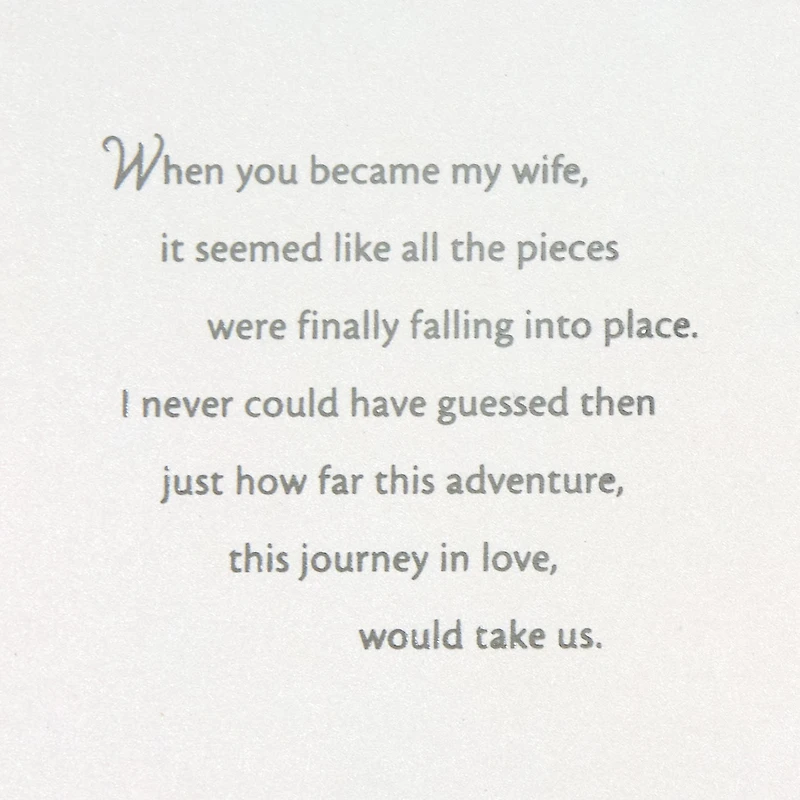 Our Journey in Love 25th Anniversary Card for Wife for only USD 5.59 | Hallmark
