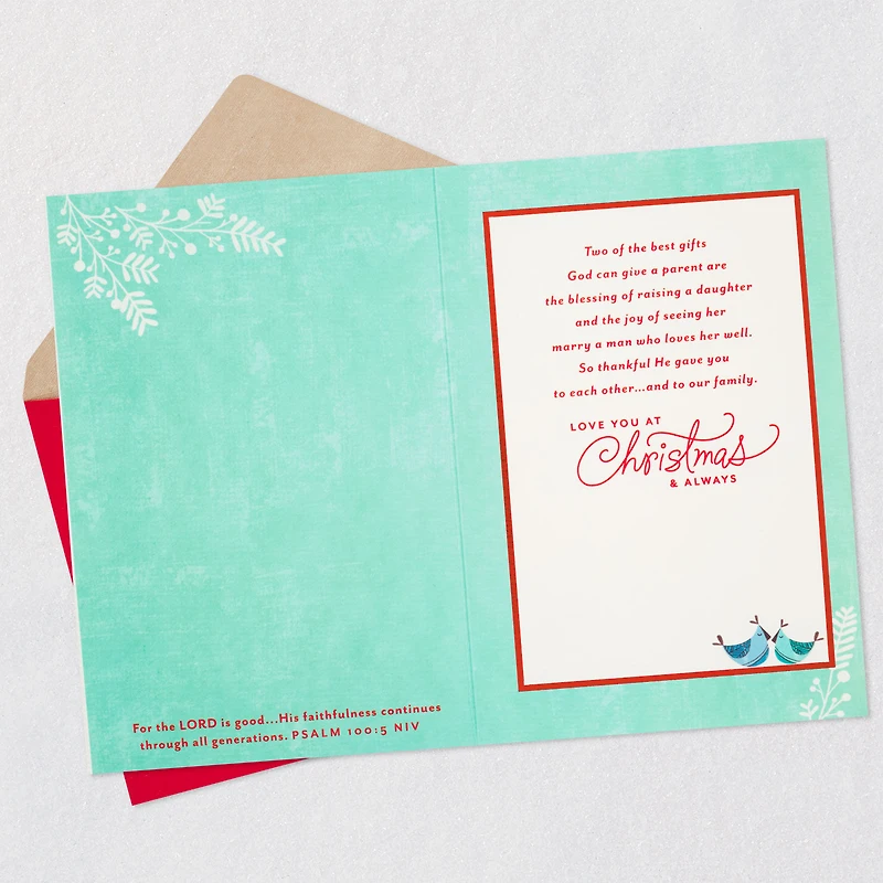 So Thankful Religious Christmas Card for Daughter and Son-in-Law for only USD 5.59 | Hallmark