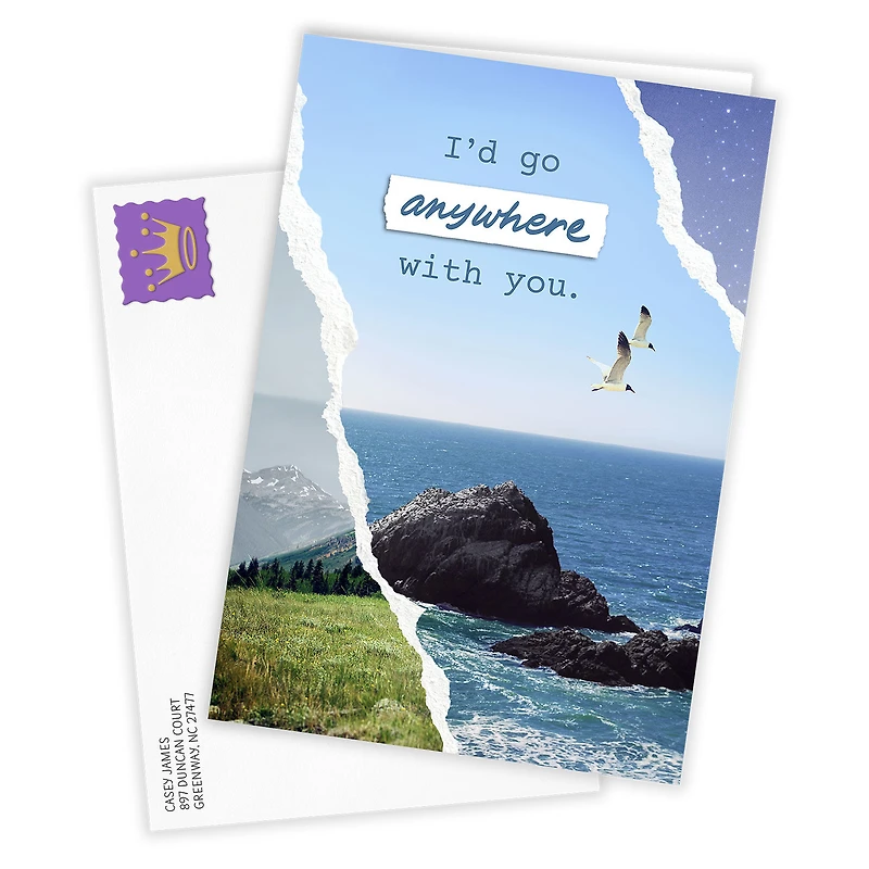 I'd Go Anywhere With You Custom Love Card for only USD 4.99 | Hallmark