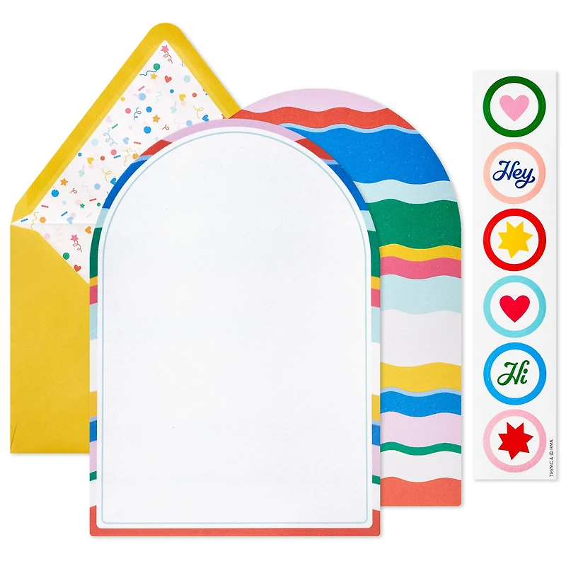 Arched Waves and Frames Stationery Set, 12 Sheets for only USD 8.99 | Hallmark