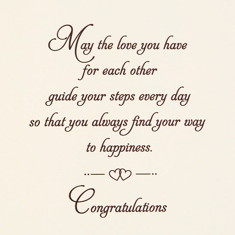 Wishes for Happiness Wedding Card for only USD 7.59 | Hallmark