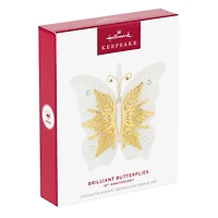 10th Anniversary Brilliant Butterflies Porcelain and Metal Ornament for only USD 29.99 | Hallmark
