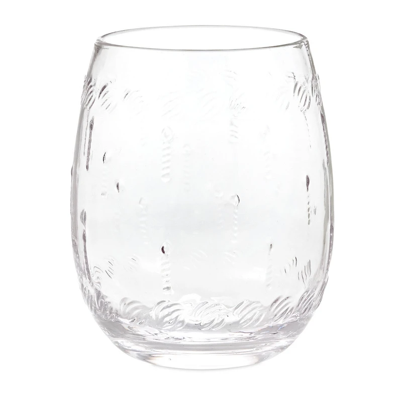 Candles and Frosting Embossed Stemless Wine Glass, 17 oz. for only USD 14.99 | Hallmark