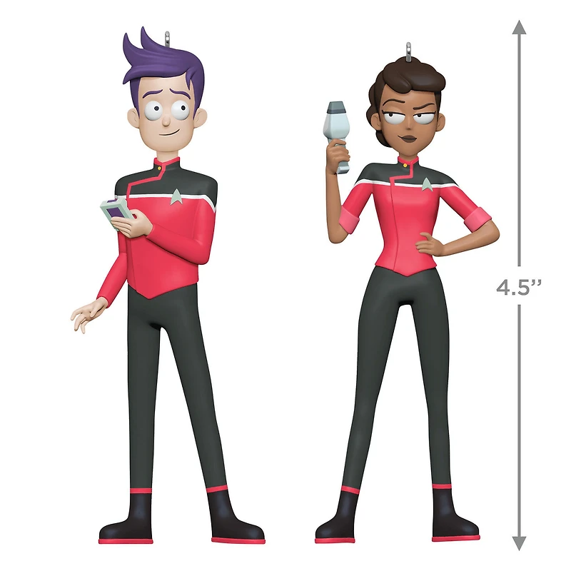Star Trek™: Lower Decks Ensigns Beckett Mariner and Bradward Boimler Ornaments, Set of 2 for only USD 30.99 | Hallmark