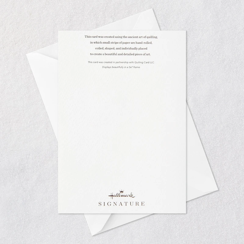 A Beautiful Life Together Quilled Paper Handmade Wedding Card for only USD 13.59 | Hallmark