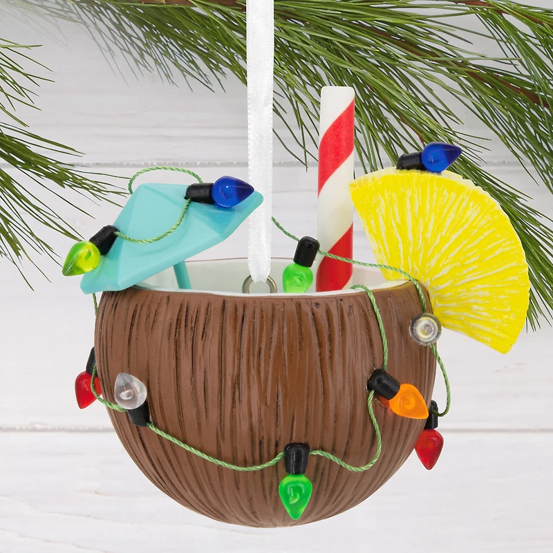 Festive Coconut Cocktail Hallmark Ornament for only USD 14.99 | Hallmark