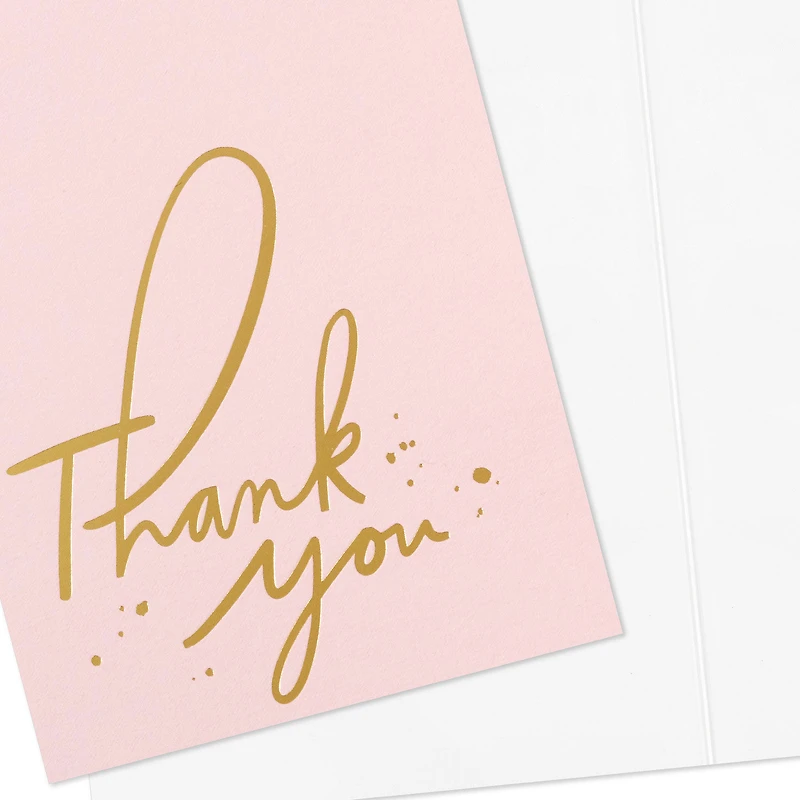 Pink and Gold Blank Thank You Notes, Pack of 10 for only USD 5.00 | Hallmark