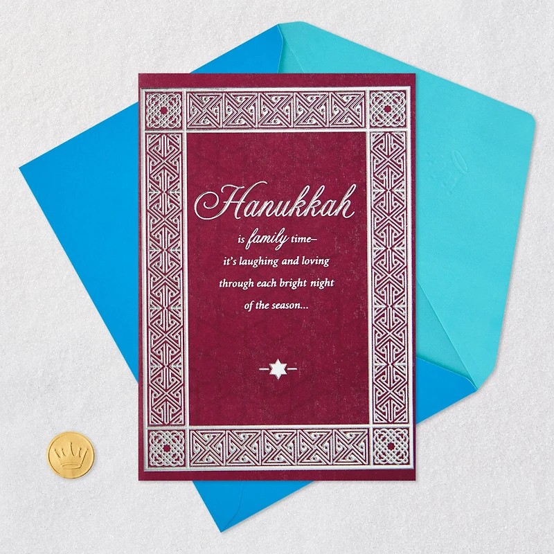 Treasured Memories and Traditions Hanukkah Card for Daughter and Family for only USD 3.99 | Hallmark