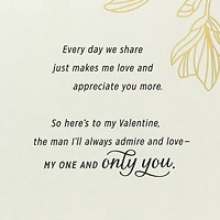 So Glad to Love a Man Like You Romantic Valentine's Day Card for Him for only USD 6.99 | Hallmark