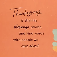 Sharing Time, Stories and Laughter Thanksgiving Card for only USD 6.99 | Hallmark
