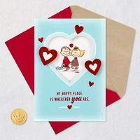 Peanuts® Linus and Sally You're My Happy Place Romantic Valentine's Day Card for only USD 6.99 | Hallmark