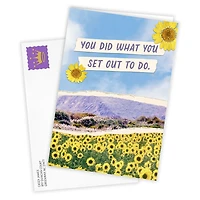 You Did It Sunflower Field Custom Congratulations Card for only USD 4.99 | Hallmark